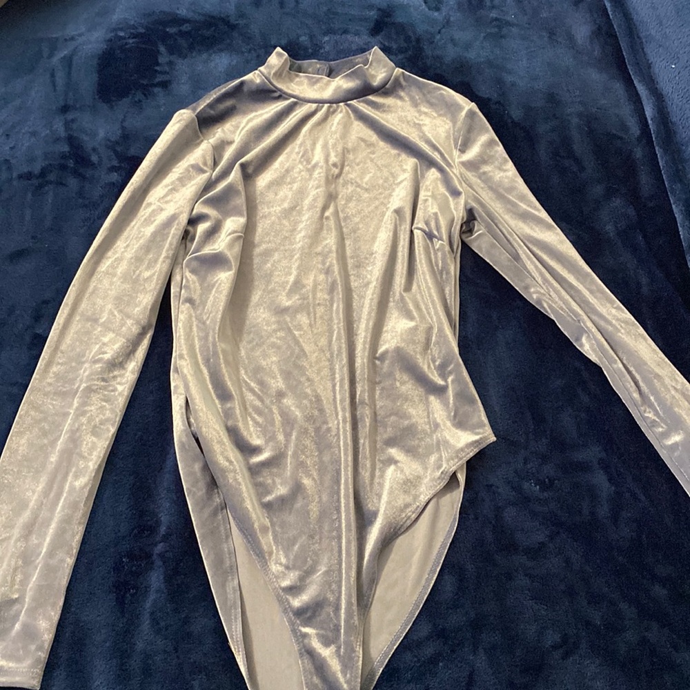 mock turtle neck bodysuit